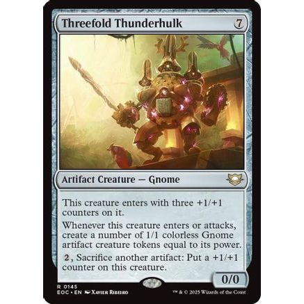Threefold Thunderhulk (EOC-145) - Commander: Edge of Eternities