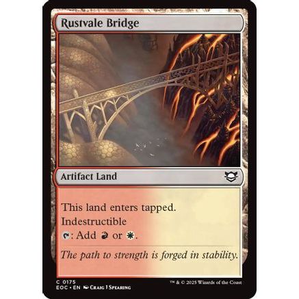 Rustvale Bridge (EOC-175) - Commander: Edge of Eternities