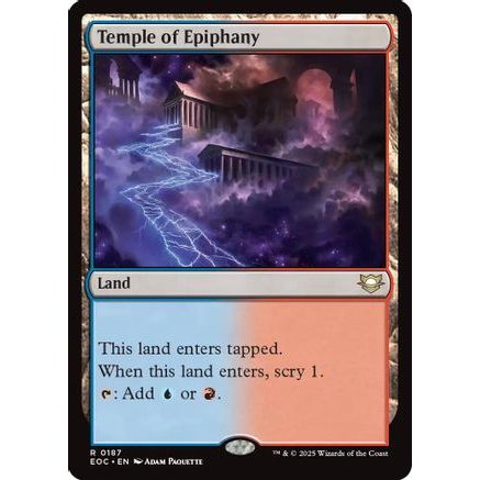 Temple of Epiphany (EOC-187) - Commander: Edge of Eternities