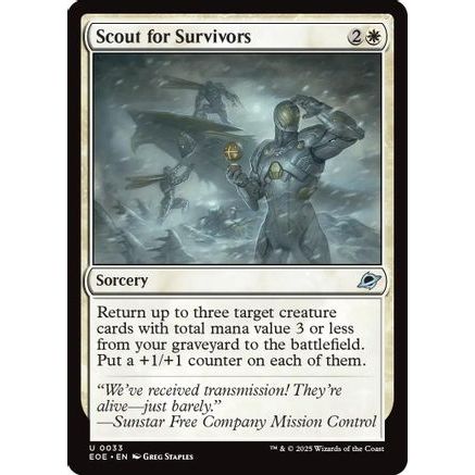 Scout for Survivors (EOE-033) - Edge of Eternities Foil