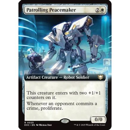 Patrolling Peacemaker (Extended Art) (EOC-025) - Commander: Edge of Eternities