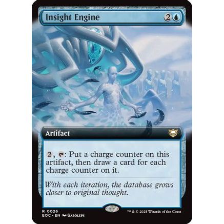 Insight Engine (Extended Art) (EOC-026) - Commander: Edge of Eternities