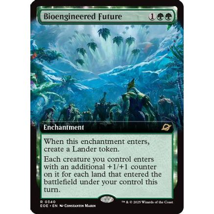 Bioengineered Future (Extended Art) (EOE-340) - Edge of Eternities Foil