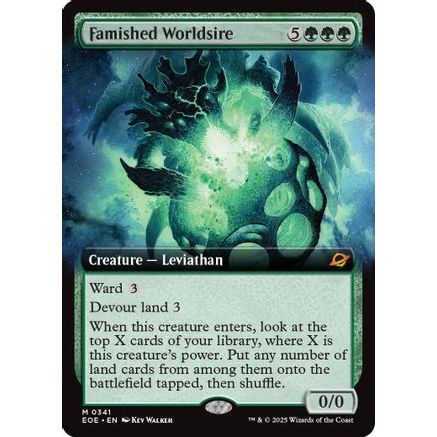 Famished Worldsire (Extended Art) (EOE-341) - Edge of Eternities Foil