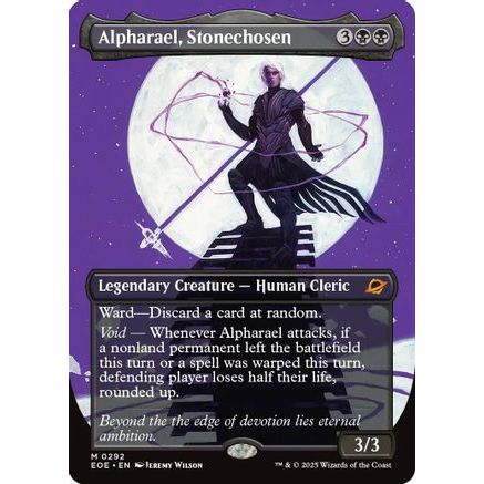 Alpharael, Stonechosen (Borderless) (EOE-292) - Edge of Eternities Foil