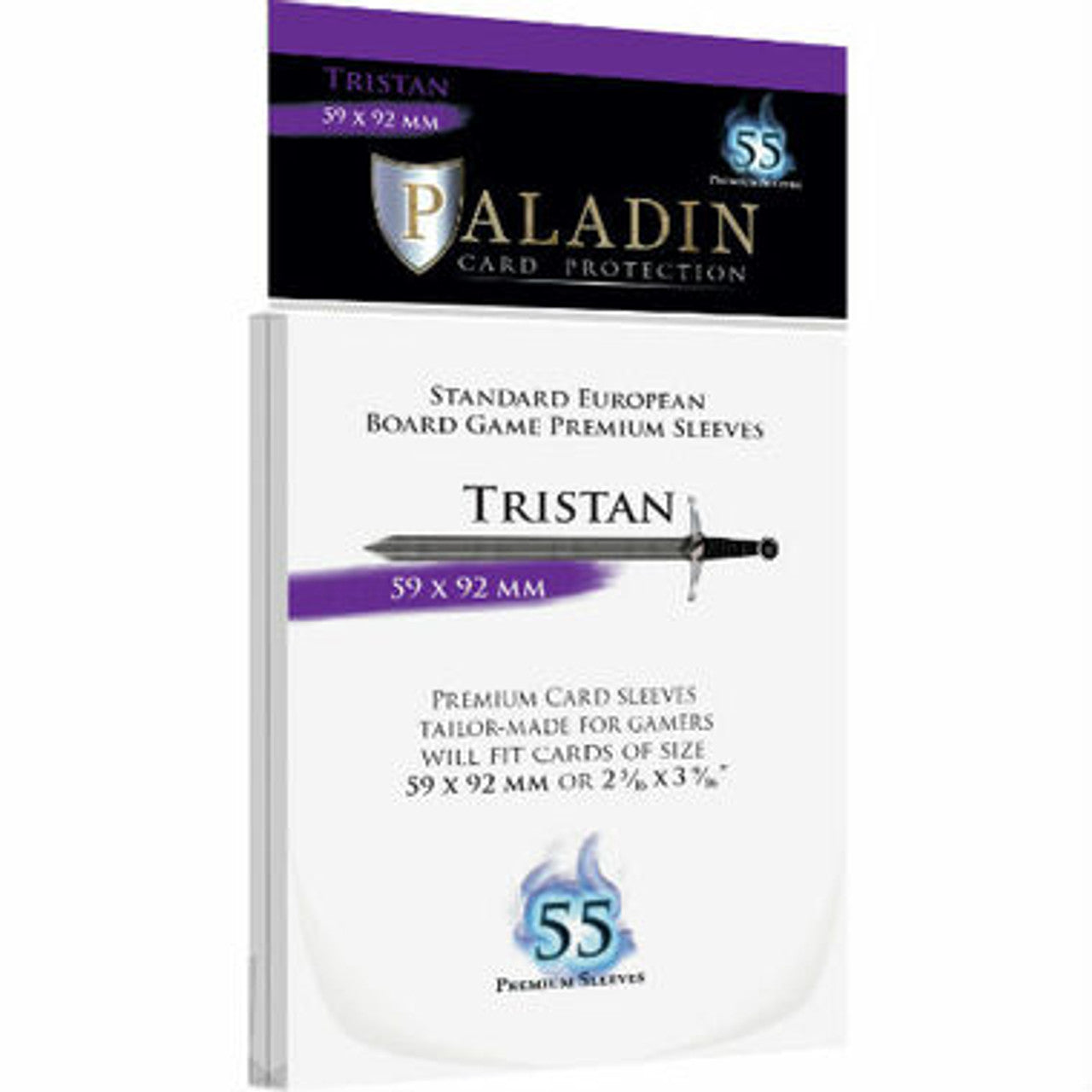 Paladin Sleeves 55ct: Tristan 59x92 mm