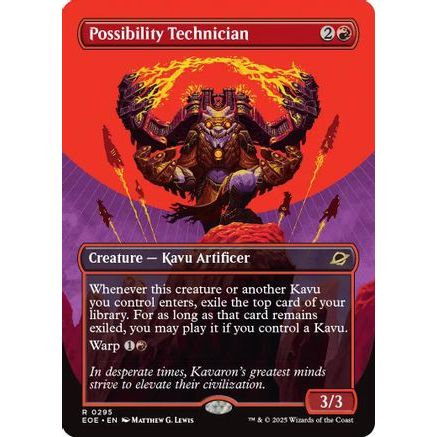 Possibility Technician (Borderless) (EOE-295) - Edge of Eternities