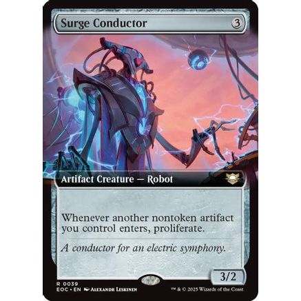 Surge Conductor (Extended Art) (EOC-039) - Commander: Edge of Eternities