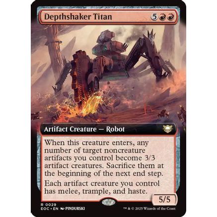 Depthshaker Titan (Extended Art) (EOC-029) - Commander: Edge of Eternities