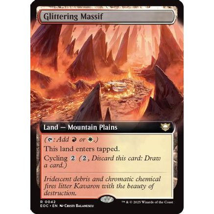 Glittering Massif (Extended Art) (EOC-042) - Commander: Edge of Eternities