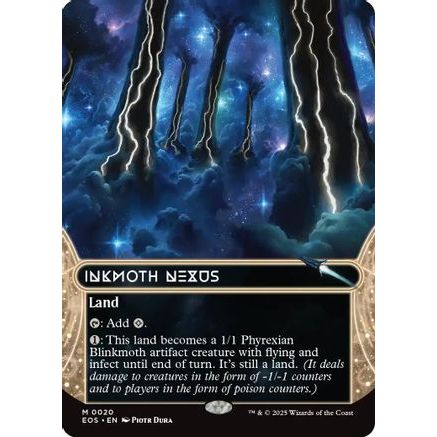 Inkmoth Nexus (0020) (Borderless) (EOS-020) - Edge of Eternities: Stellar Sights Foil
