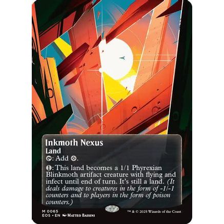 Inkmoth Nexus (0065) (Borderless) (EOS-065) - Edge of Eternities: Stellar Sights Foil