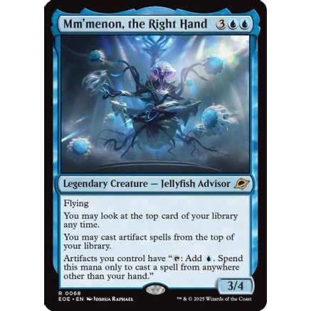 Mm'menon, the Right Hand (EOE-068) - Edge of Eternities Foil