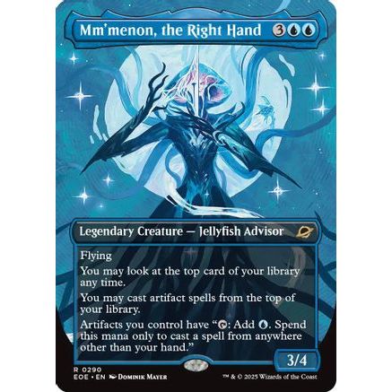 Mm'menon, the Right Hand (Borderless) (EOE-290) - Edge of Eternities