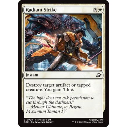 Radiant Strike (EOE-029) - Edge of Eternities Foil