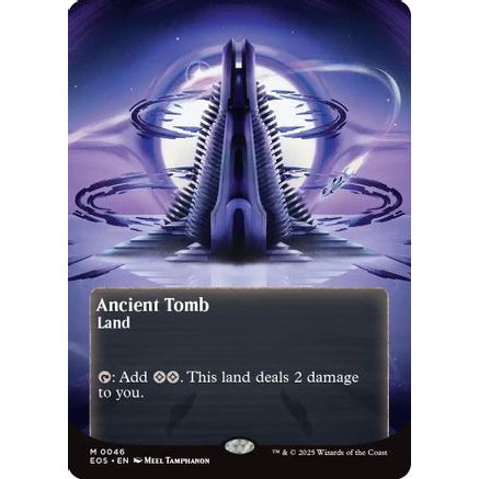 Ancient Tomb (0046) (Borderless) (EOS-046) - Edge of Eternities: Stellar Sights Foil