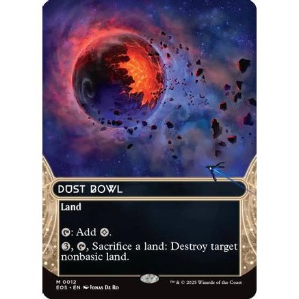 Dust Bowl (0012) (Borderless) (EOS-012) - Edge of Eternities: Stellar Sights Foil