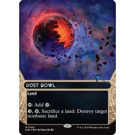 Dust Bowl (0102) (Borderless) (Galaxy Foil) (EOS-102) - Edge of Eternities: Stellar Sights Foil