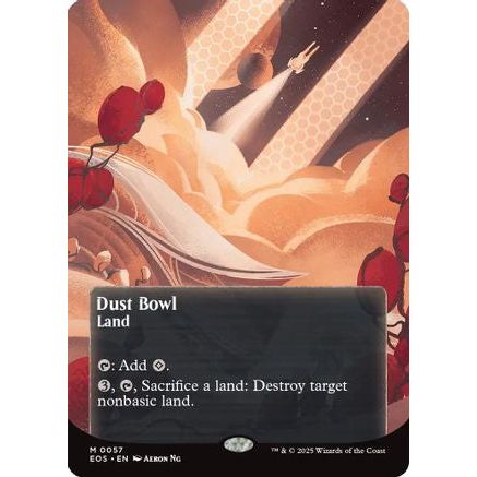 Dust Bowl (0057) (Borderless) (EOS-057) - Edge of Eternities: Stellar Sights Foil