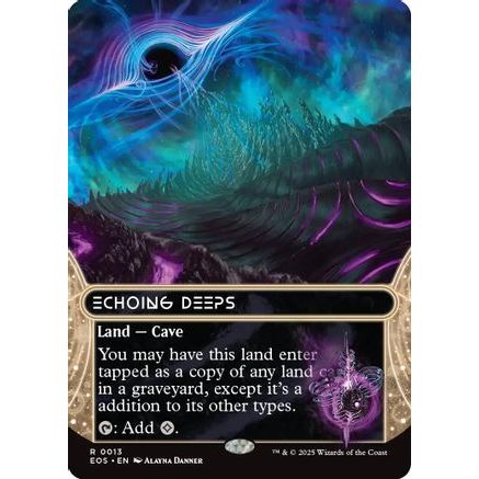 Echoing Deeps (0013) (Borderless) (EOS-013) - Edge of Eternities: Stellar Sights Foil