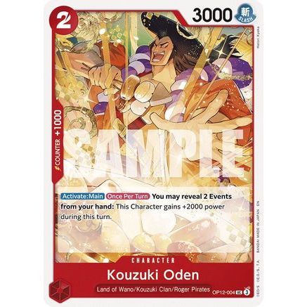 Kouzuki Oden (OP12-004) - Legacy of the Master