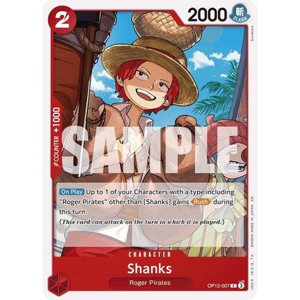 Shanks (007) (OP12-007) - Legacy of the Master