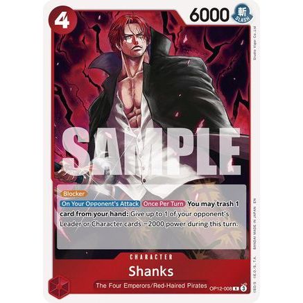 Shanks (008) (OP12-008) - Legacy of the Master Foil