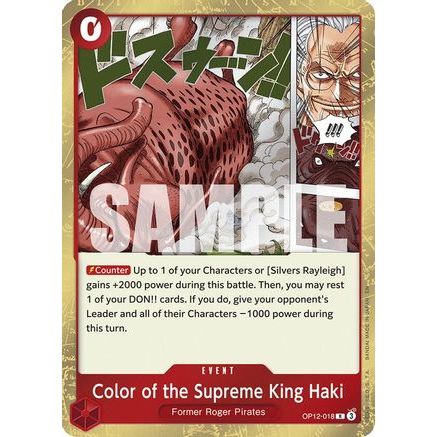 Color of the Supreme King Haki (OP12-018) - Legacy of the Master Foil