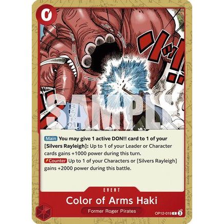 Color of Arms Haki (OP12-019) - Legacy of the Master