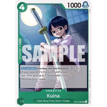 Kuina (OP12-026) - Legacy of the Master