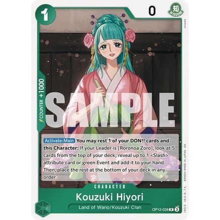 Kouzuki Hiyori (OP12-028) - Legacy of the Master Foil
