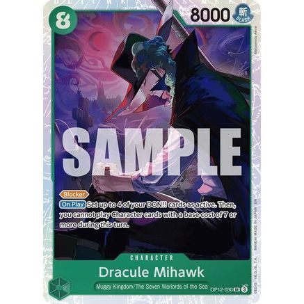 Dracule Mihawk (OP12-030) - Legacy of the Master Foil