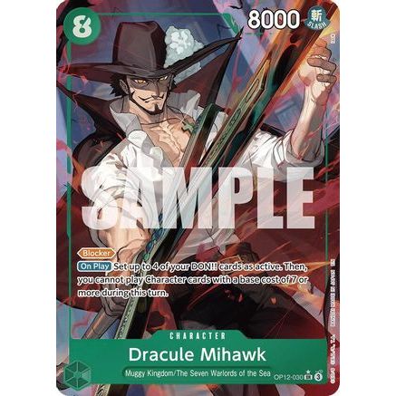 Dracule Mihawk (Alternate Art) (OP12-030) - Legacy of the Master Foil