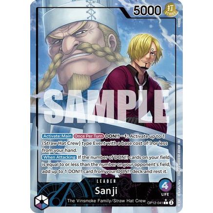 Sanji (041) (Alternate Art) (OP12-041) - Legacy of the Master Foil