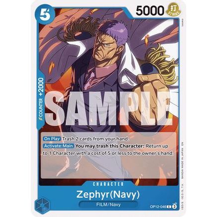 Zephyr(Navy) (OP12-046) - Legacy of the Master