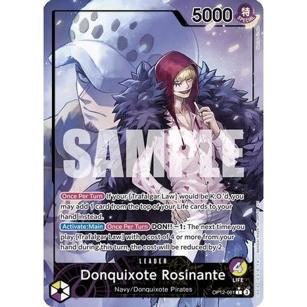 Donquixote Rosinante (061) (Alternate Art) (OP12-061) - Legacy of the Master Foil