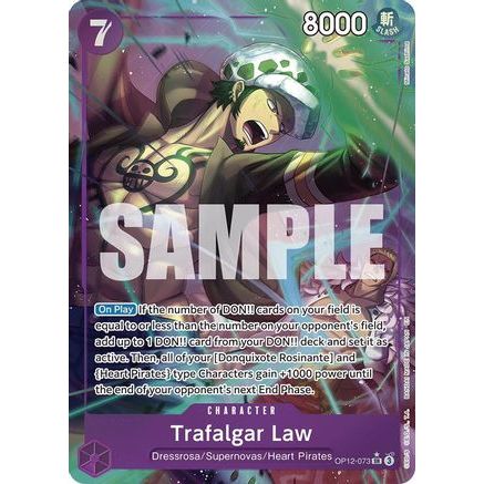 Trafalgar Law (073) (Alternate Art) (OP12-073) - Legacy of the Master Foil