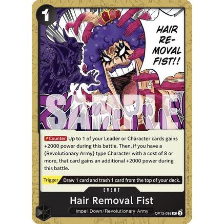 Hair Removal Fist (OP12-098) - Legacy of the Master