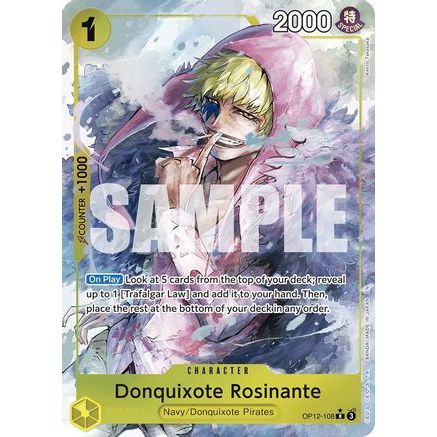 Donquixote Rosinante (108) (Alternate Art) (OP12-108) - Legacy of the Master Foil