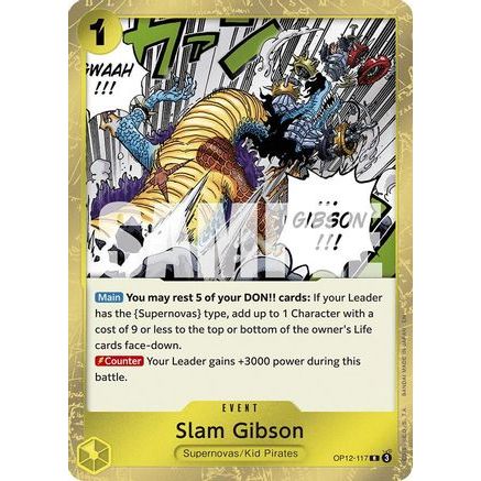 Slam Gibson (OP12-117) - Legacy of the Master Foil