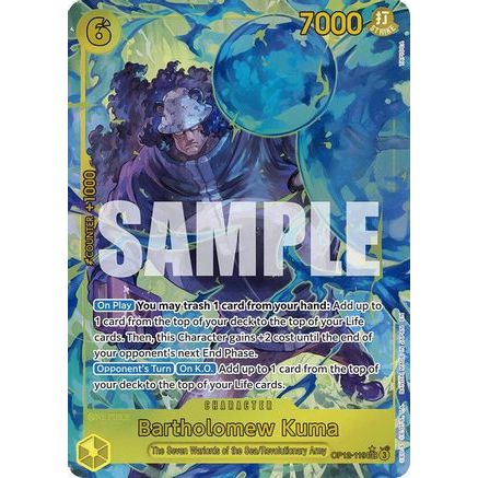 Bartholomew Kuma (Alternate Art) (OP12-119) - Legacy of the Master Foil