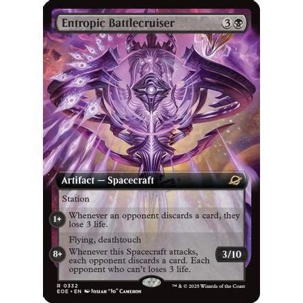 Entropic Battlecruiser (Extended Art) (EOE-332) - Edge of Eternities Foil