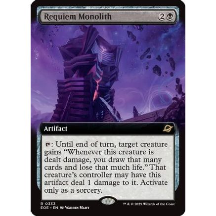 Requiem Monolith (Extended Art) (EOE-333) - Edge of Eternities