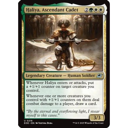 Haliya, Ascendant Cadet (EOE-218) - Edge of Eternities Foil
