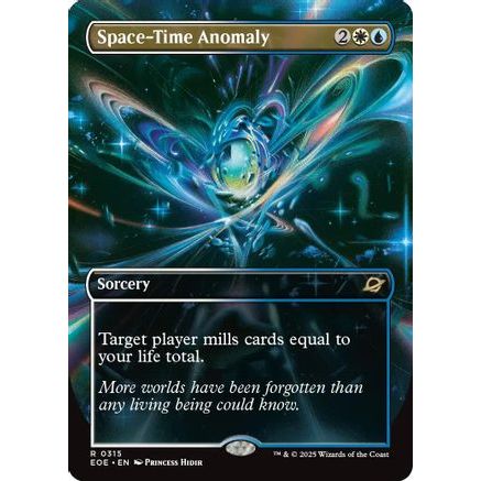 Space-Time Anomaly (Borderless) (EOE-315) - Edge of Eternities Foil