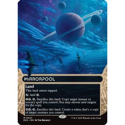 Mirrorpool (0027) (Borderless) (EOS-027) - Edge of Eternities: Stellar Sights Foil