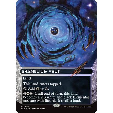 Shambling Vent (0038) (Borderless) (EOS-038) - Edge of Eternities: Stellar Sights Foil