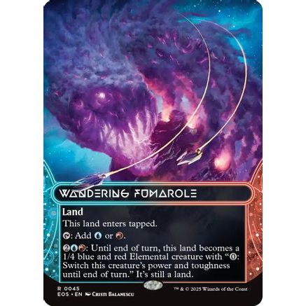 Wandering Fumarole (0045) (Borderless) (EOS-045) - Edge of Eternities: Stellar Sights