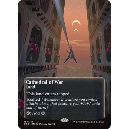 Cathedral of War (0051) (Borderless) (EOS-051) - Edge of Eternities: Stellar Sights