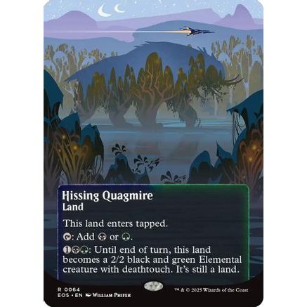Hissing Quagmire (0064) (Borderless) (EOS-064) - Edge of Eternities: Stellar Sights Foil